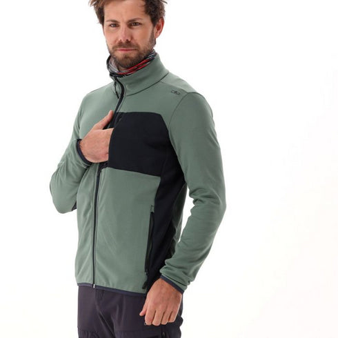 CMP Men's Grid Tech Fleece Jacket 35G3077